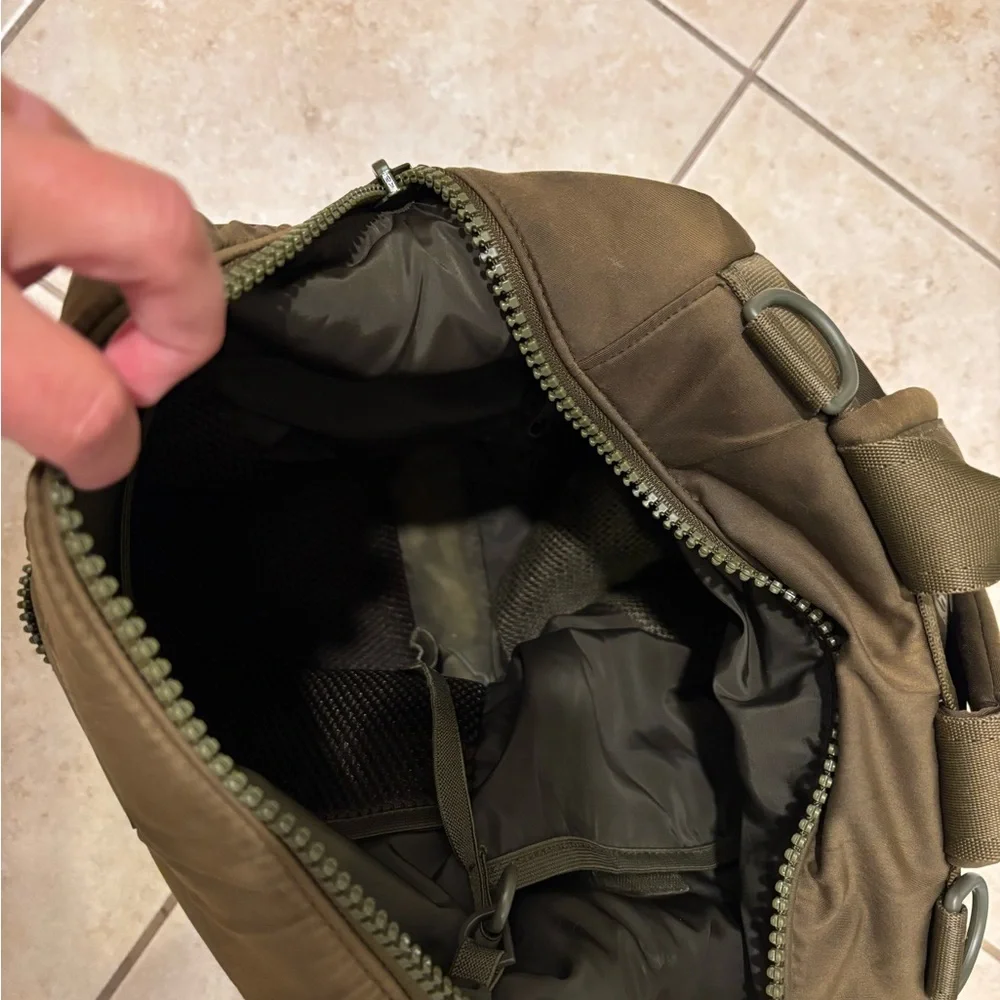 Dagne Dover Green Backpack Modern Utilitarian Design